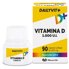 Massigen Dailyvit+ Vitamina D 1.000 U.I. Softgel Da 400 Mg - 90 Capsule